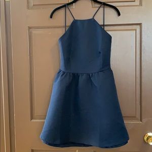 Toni Spaghetti Strap Lowback Mini Dress